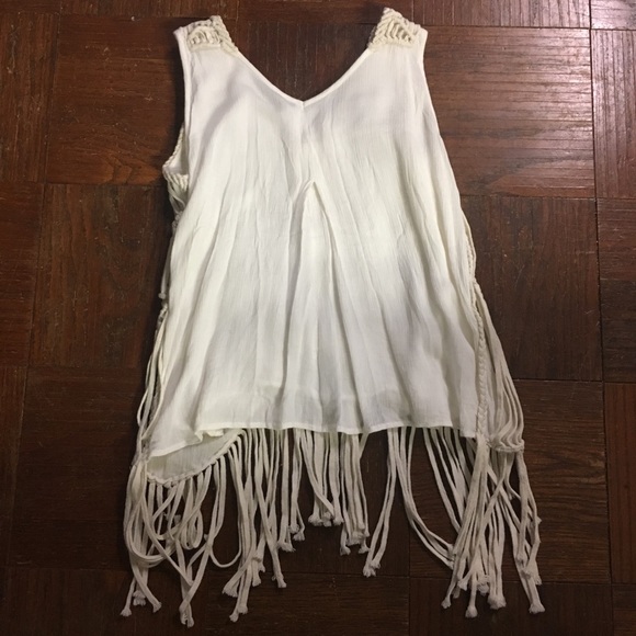 GREYLIN • Fringe Braid Tassel Tank Top - Picture 6 of 16